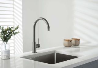 Смеситель для кухни Aquatek Европа AQ1382BGM оружейная сталь